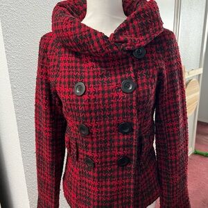 Beverly Hills Polo Club Red and Black Utility Jacket